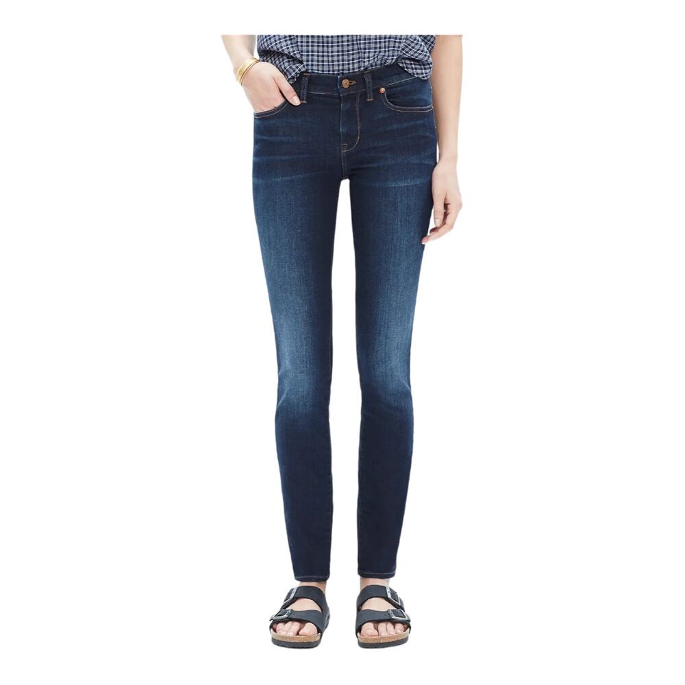 Madewell 8" skinny jeans Lakeshore wash E0259 size 25
